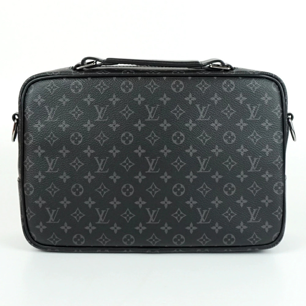 LOUIS VUITTON Messenger Multi Pocket Bag Eclipse Black Crossbody